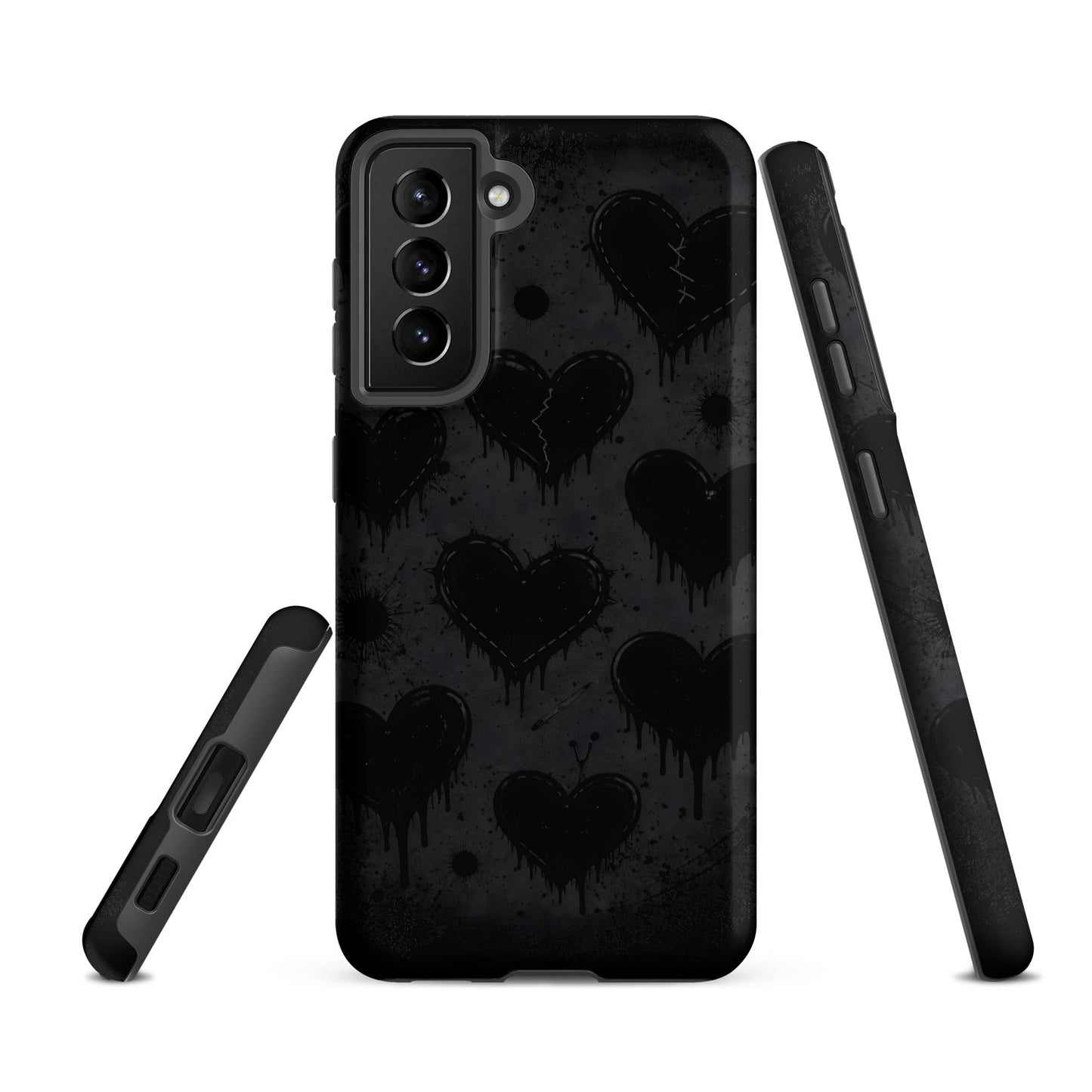 BLACKHEART STATIC Samsung Tough Case