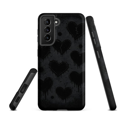BLACKHEART STATIC Samsung Tough Case