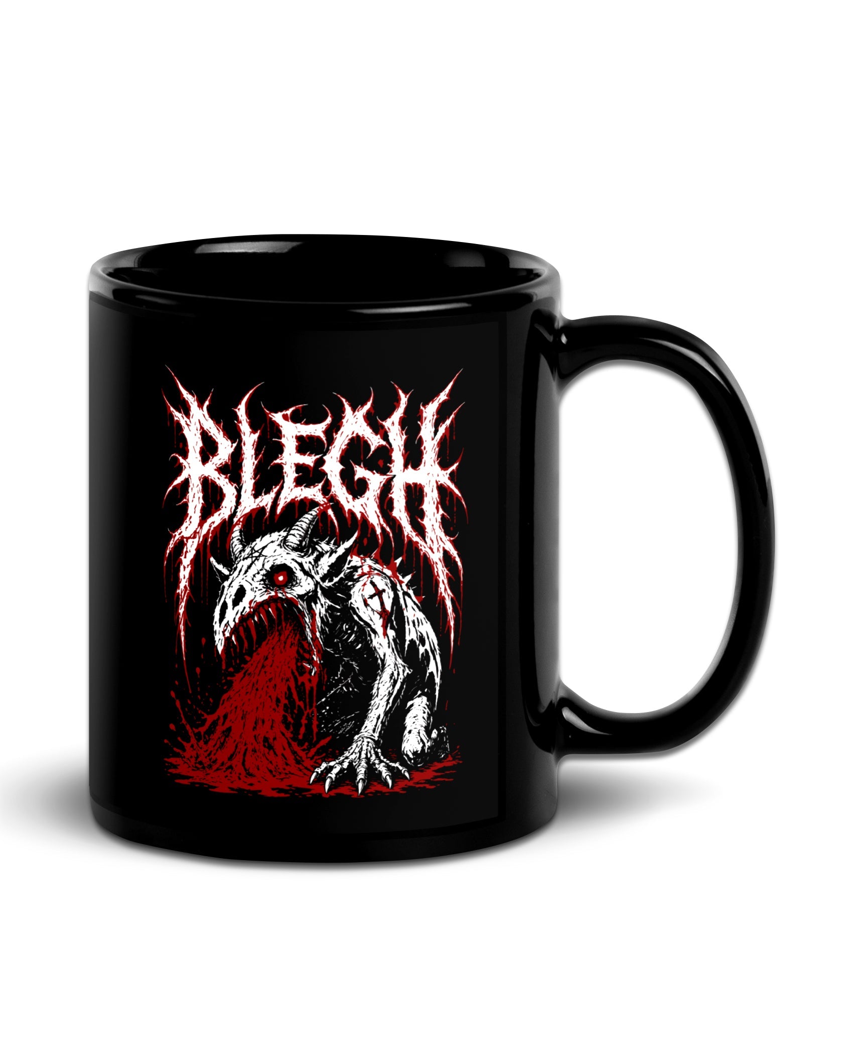 BLEGH Demon Black Mug