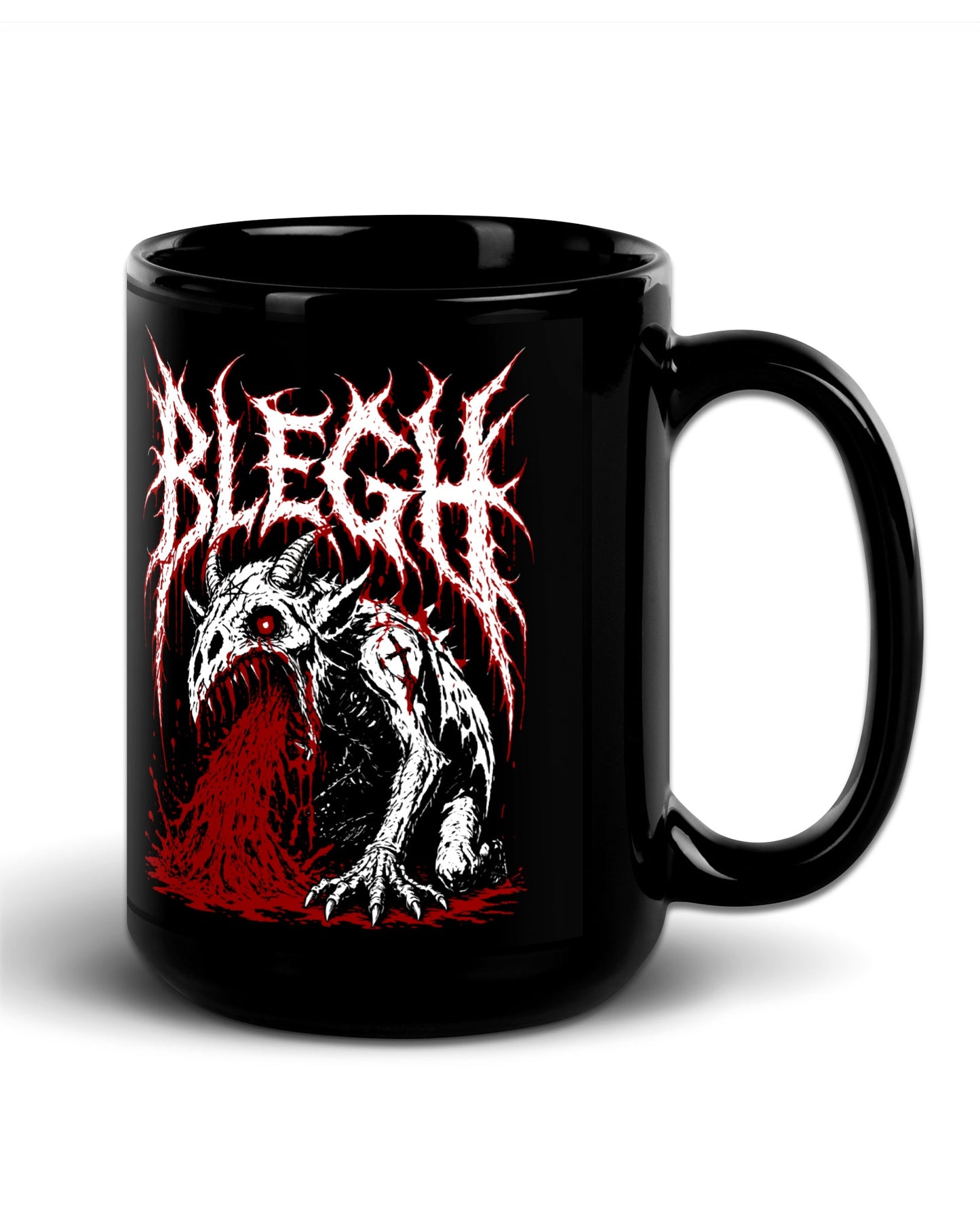 BLEGH Demon Black Mug