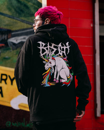 Blegh Unicorn Vomit Hoodie/T-Shirt