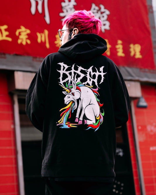 Blegh Unicorn Vomit Hoodie/T-Shirt