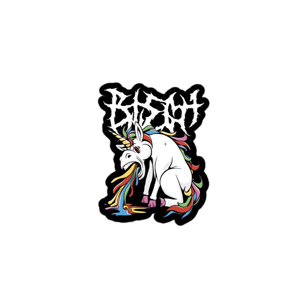 BLEGH Unicorn Vomit Sticker