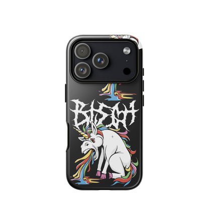 BLEGH Unicorn Vomit Tough iPhone Case