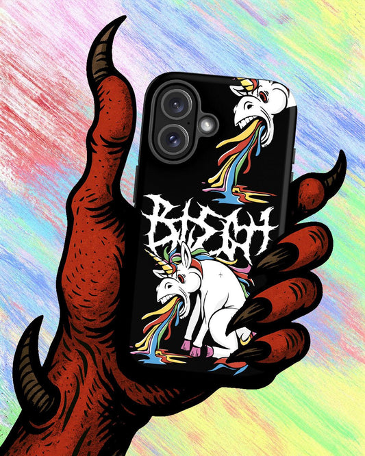 BLEGH Unicorn Vomit Tough iPhone Case