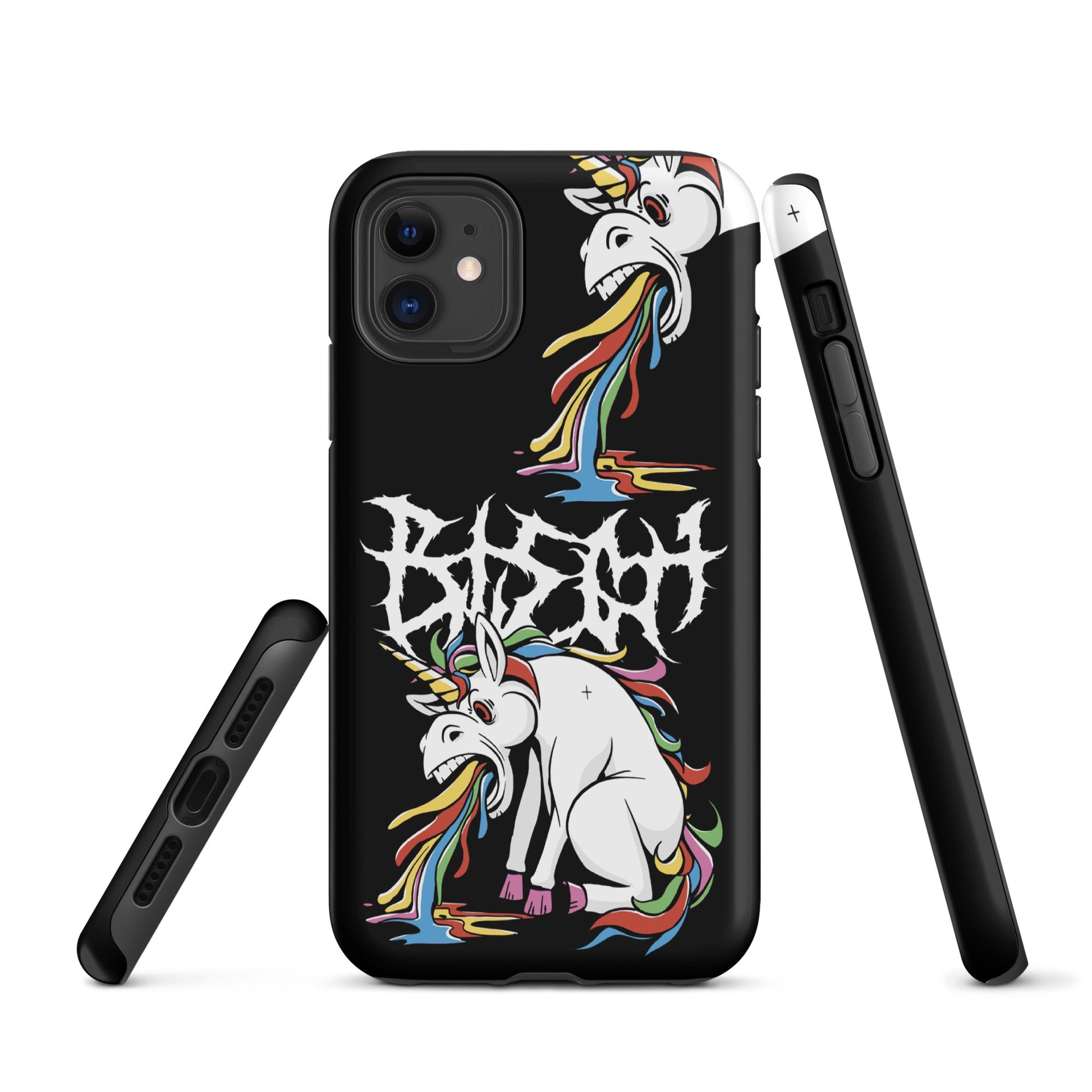 BLEGH Unicorn Vomit Tough iPhone Case