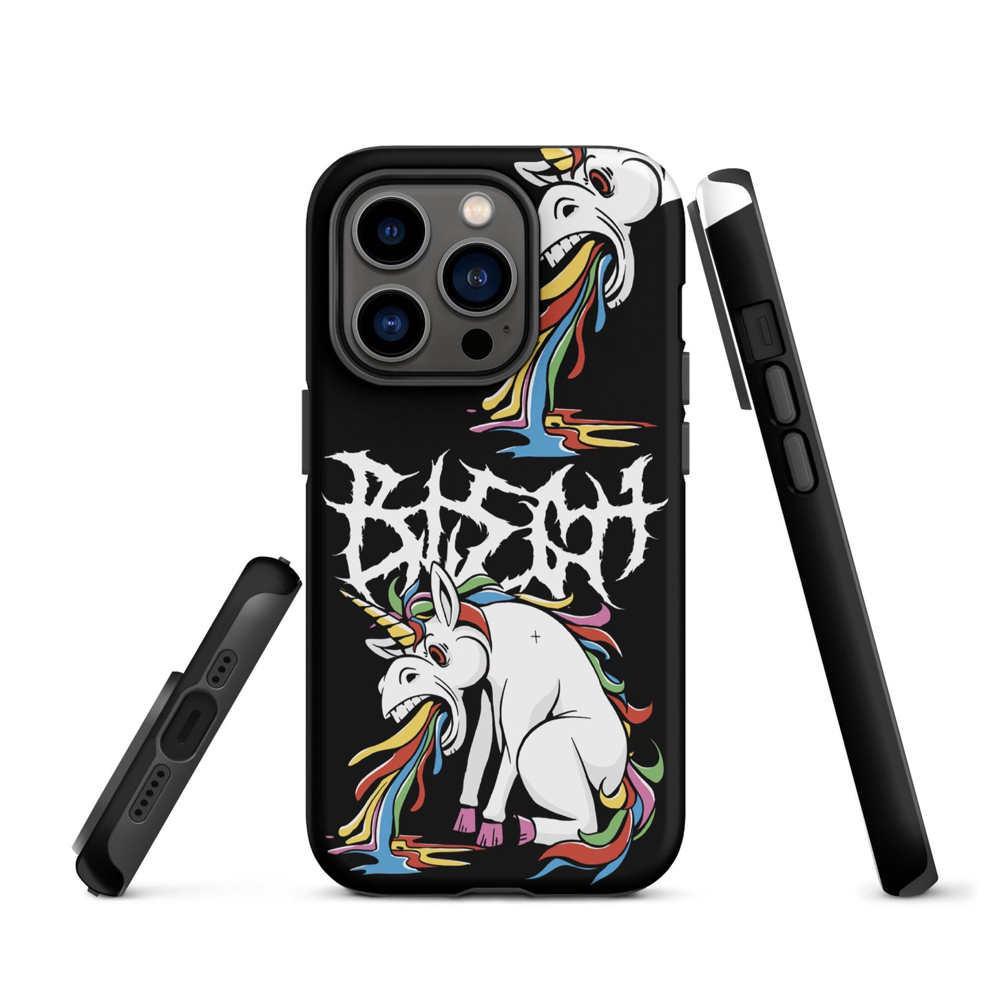 BLEGH Unicorn Vomit Tough iPhone Case