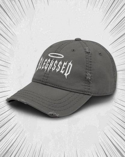 BLEGHSSED Distressed Dad Hat