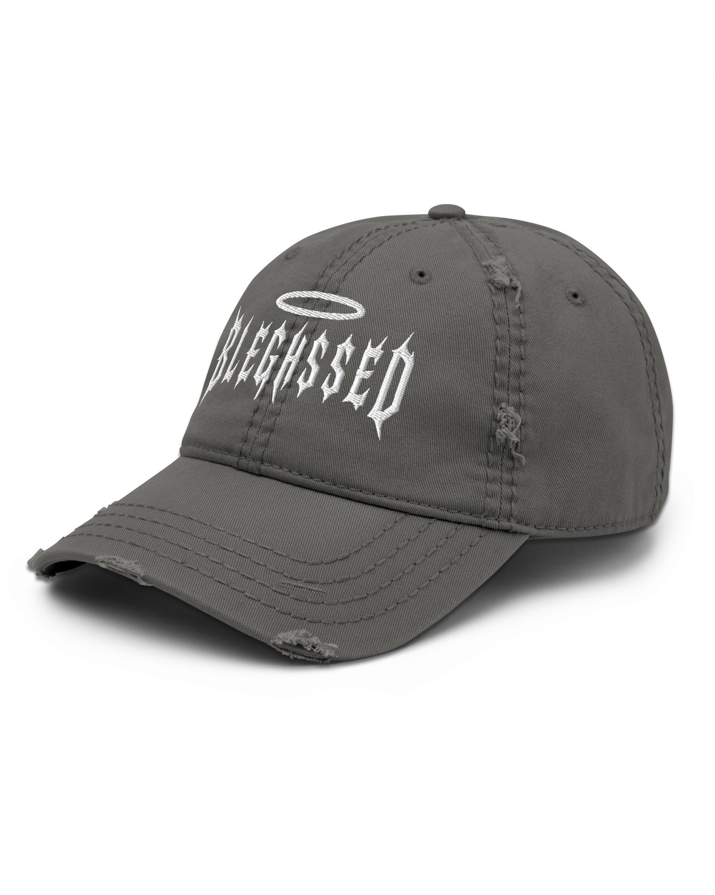 BLEGHSSED Distressed Dad Hat