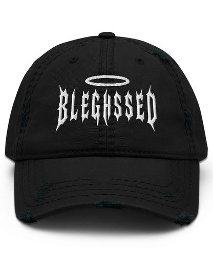 BLEGHSSED Distressed Dad Hat