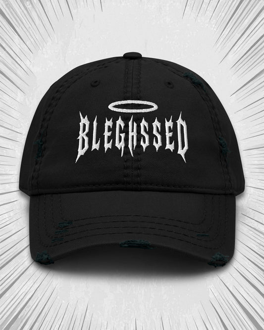BLEGHSSED Distressed Dad Hat