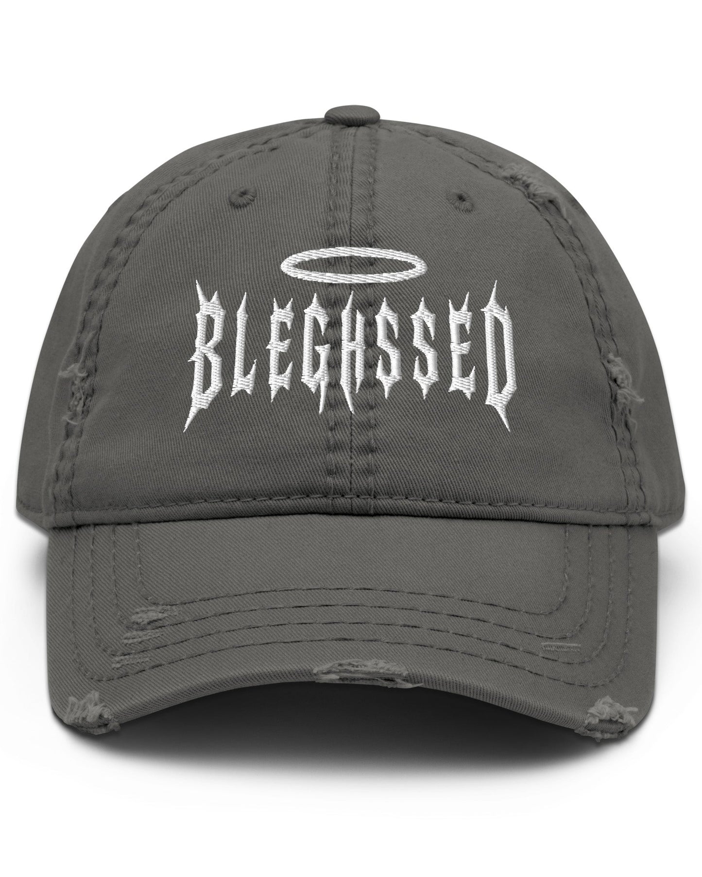 BLEGHSSED Distressed Dad Hat