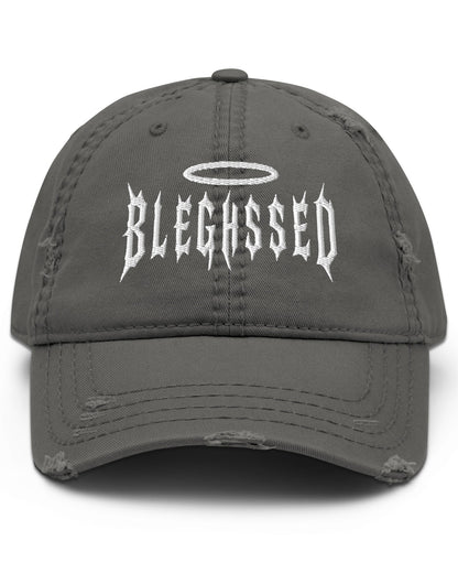 BLEGHSSED Distressed Dad Hat