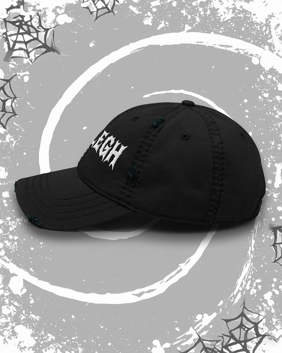 BOO BLEGH Distressed Dad Hat