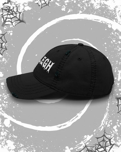 BOO BLEGH Distressed Dad Hat