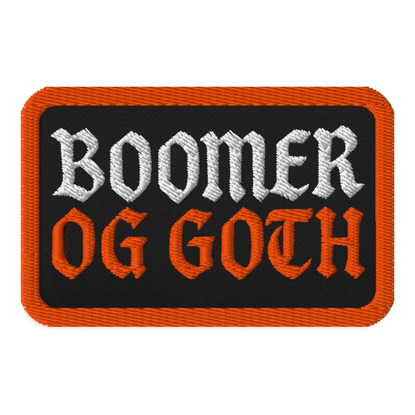 BOOMER OG GOTH Embroidered Patch