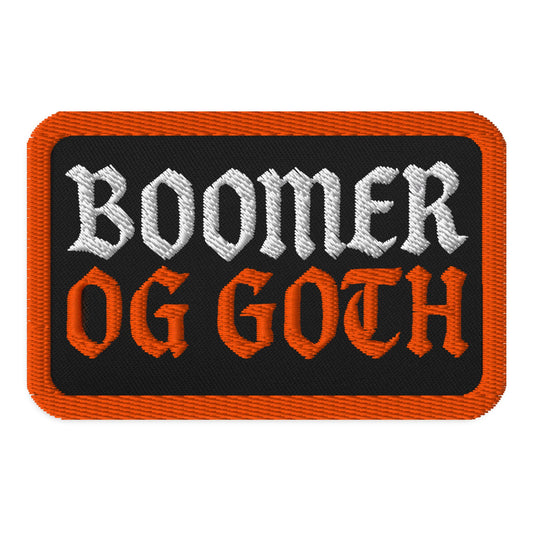 BOOMER OG GOTH Embroidered Patch
