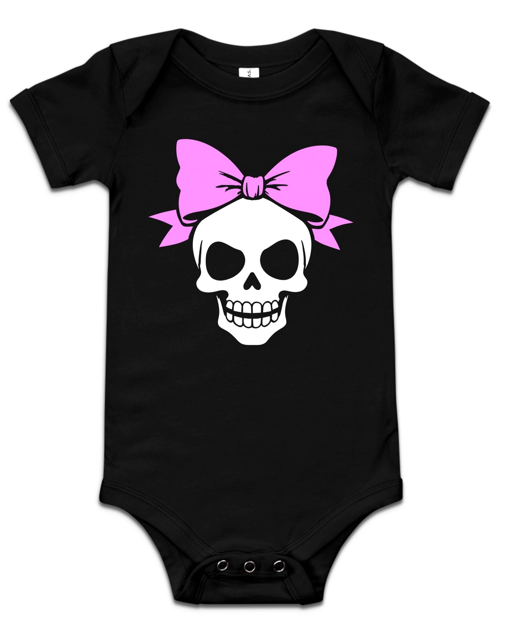 Bow Skull Baby Bodysuit