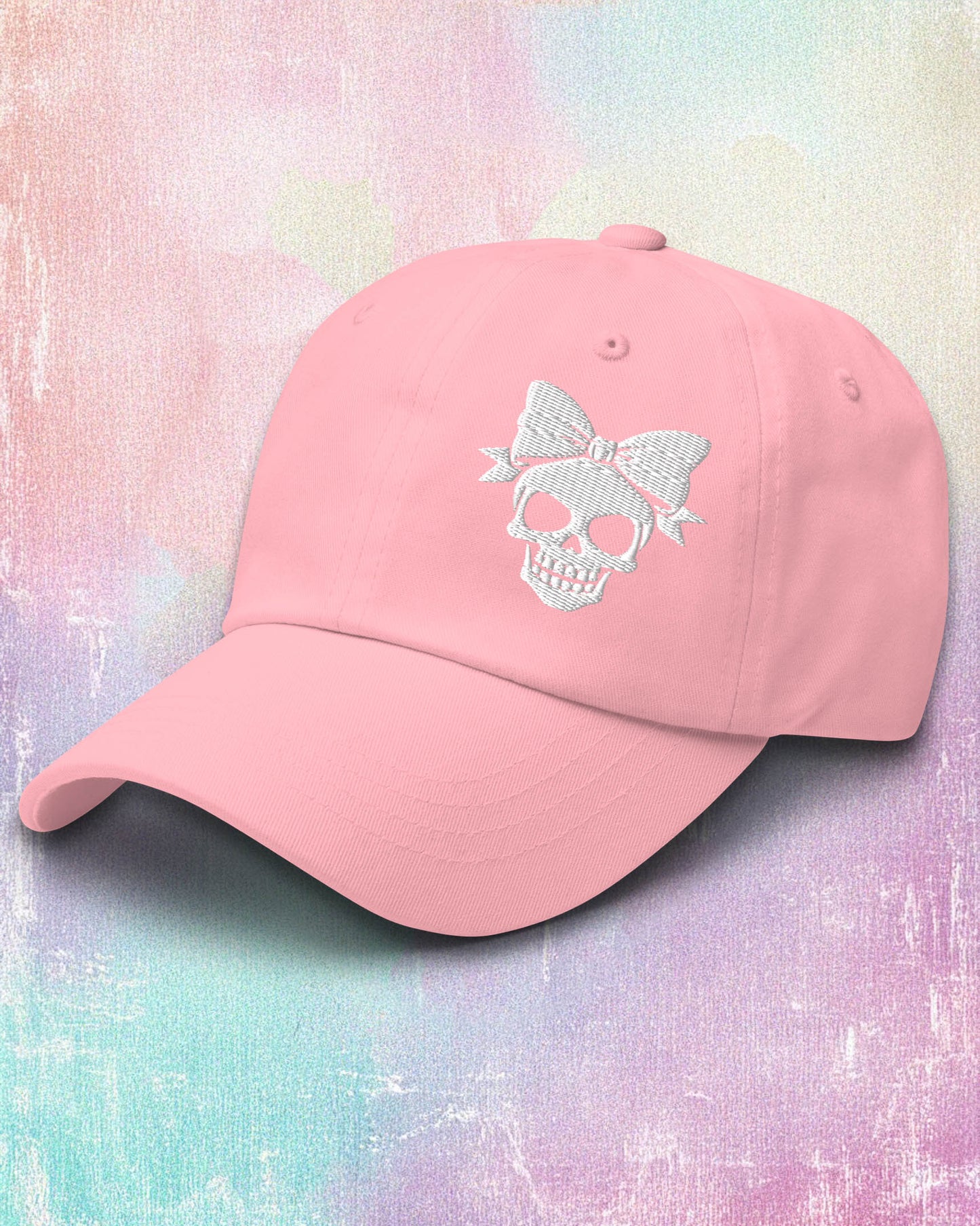 Bow Skull Dad Hat
