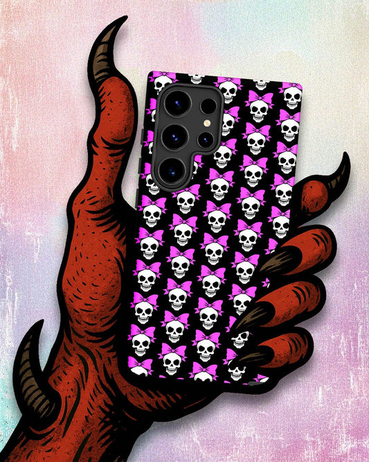 Bow Skull Tough Phone Case for Samsung®