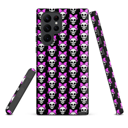 Bow Skull Tough Phone Case for Samsung®