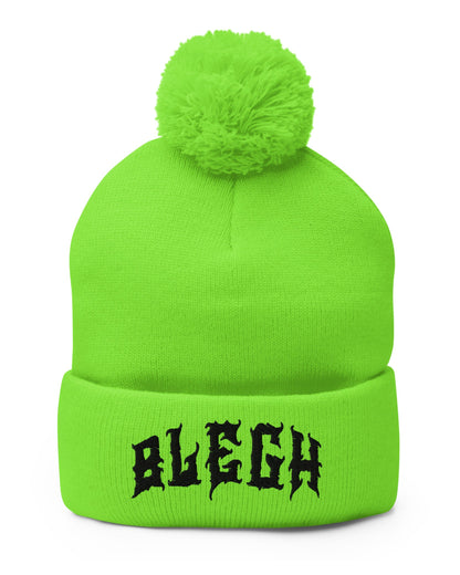 Bright Blegh Pom - Pom Beanie