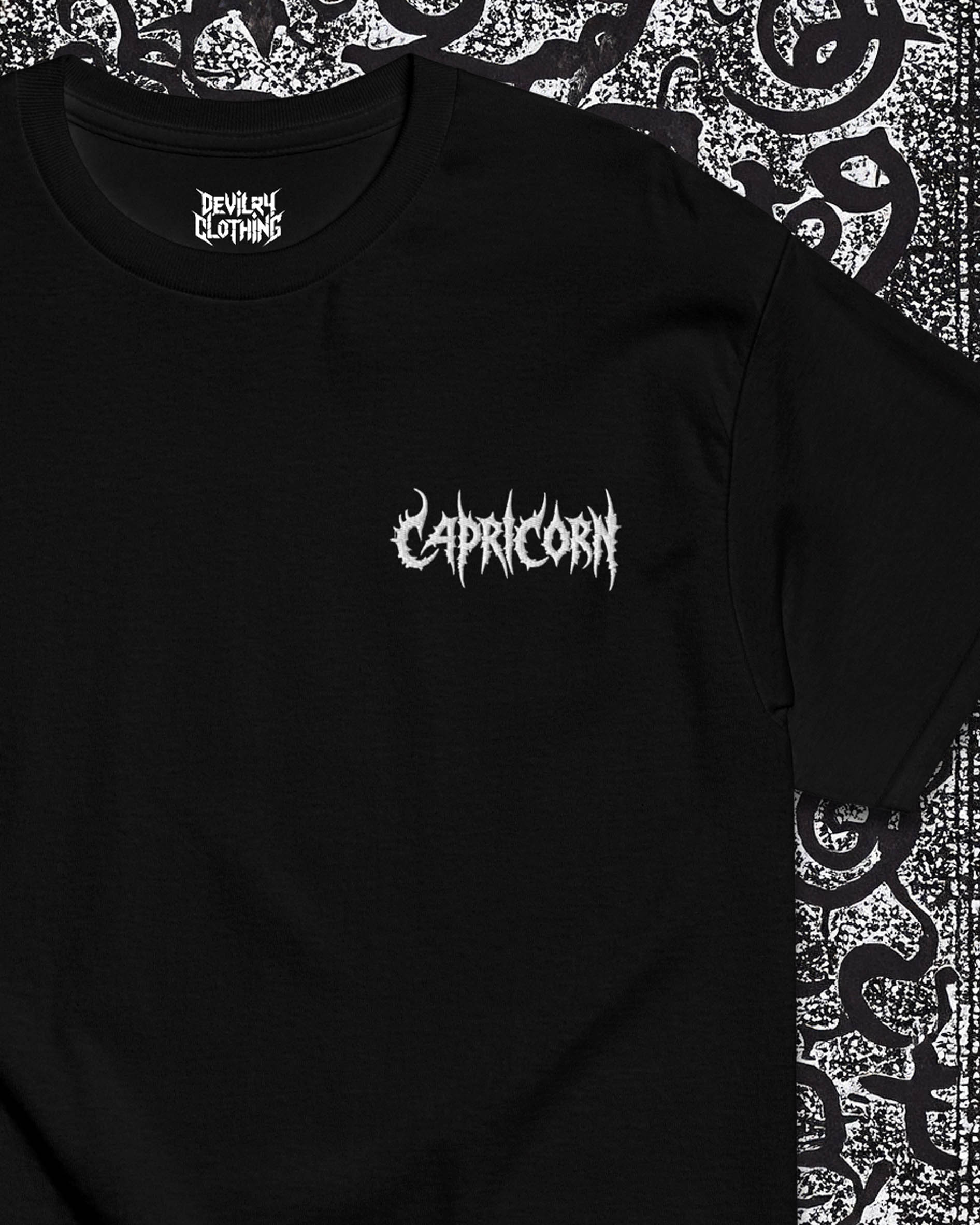 CAPRICORN Embroidered T-Shirt