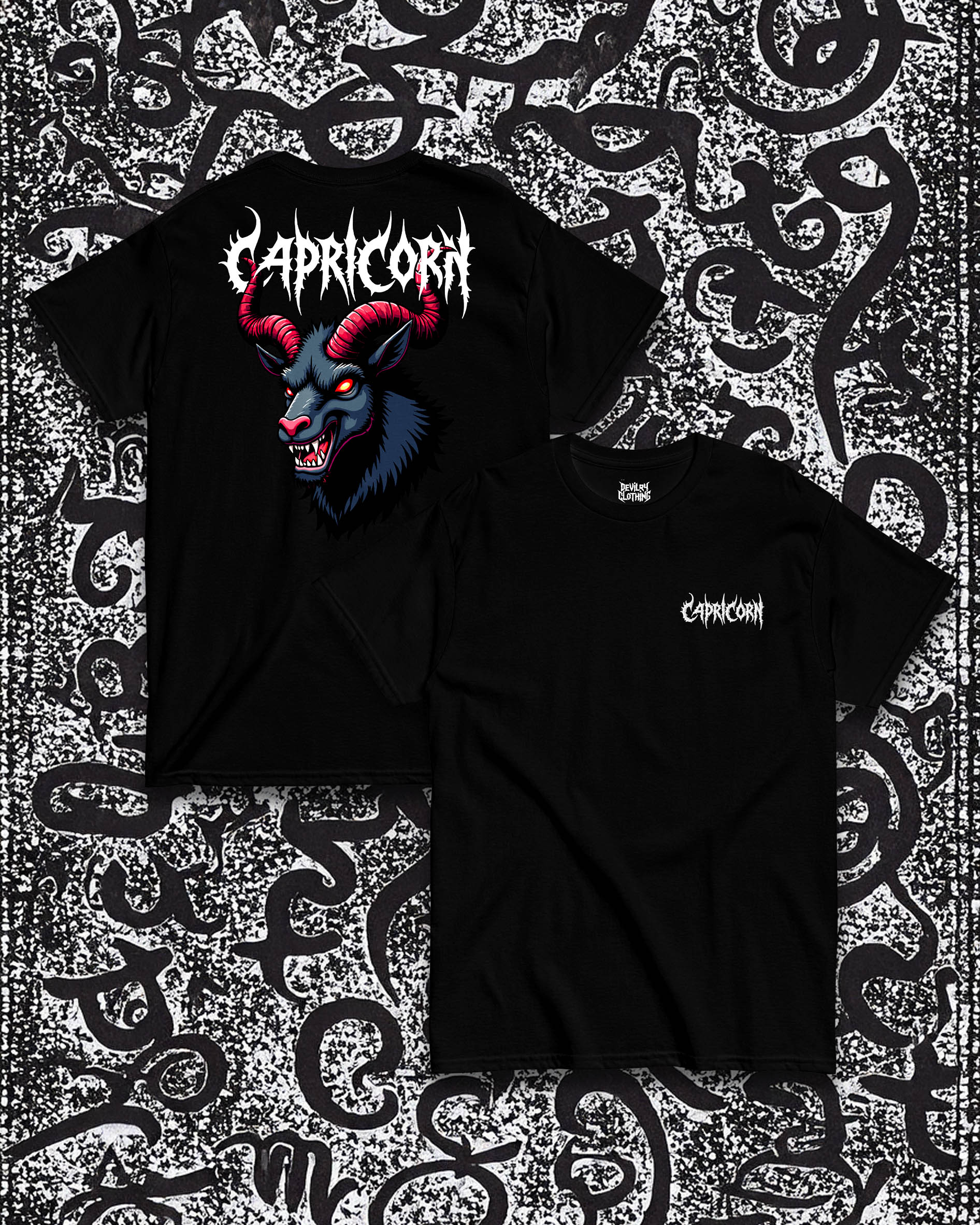 CAPRICORN Embroidered T-Shirt