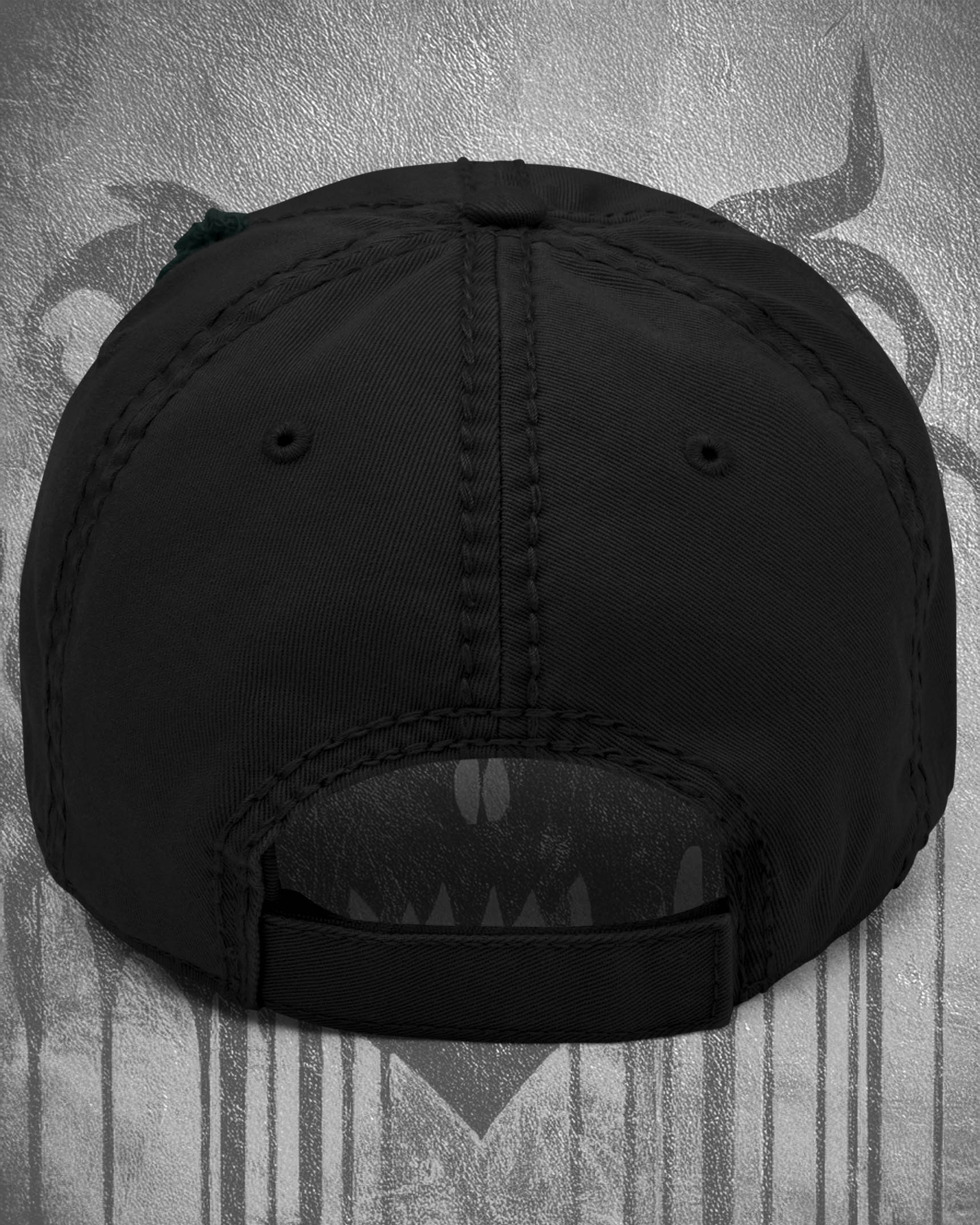 Certified Goth Behaviour Distressed Dad Hat