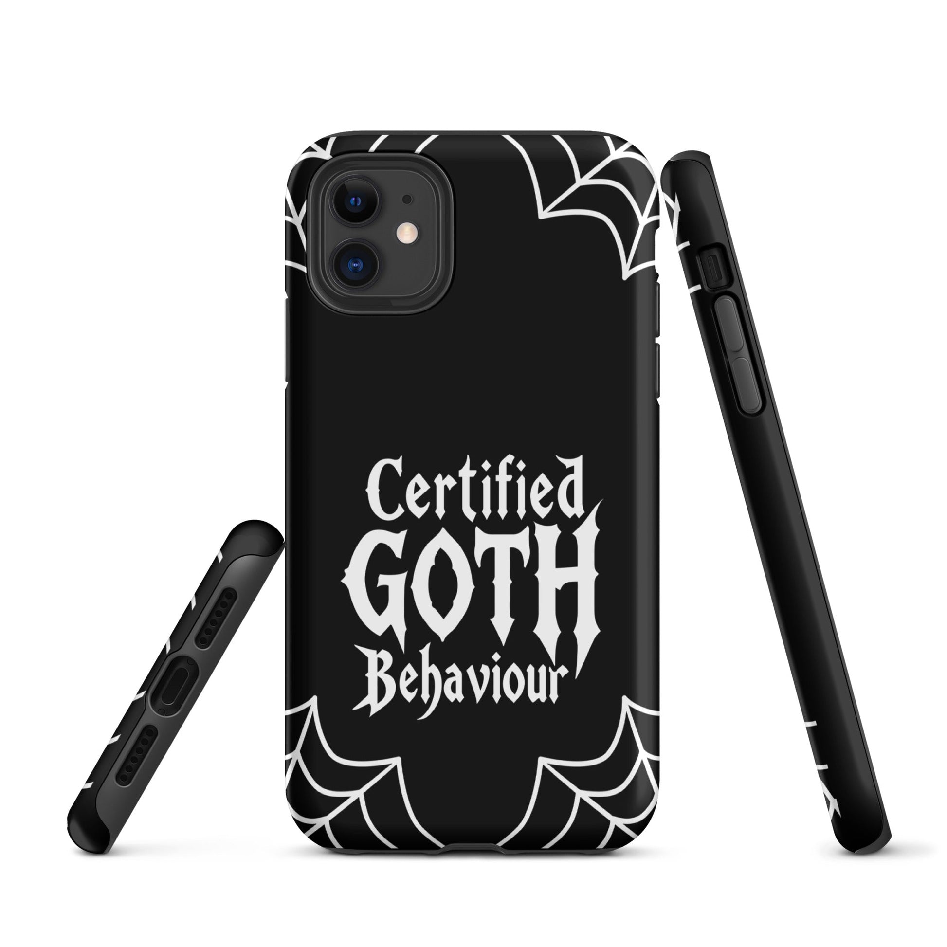 Certified Goth Behaviour Tough Phone Case for iPhone®