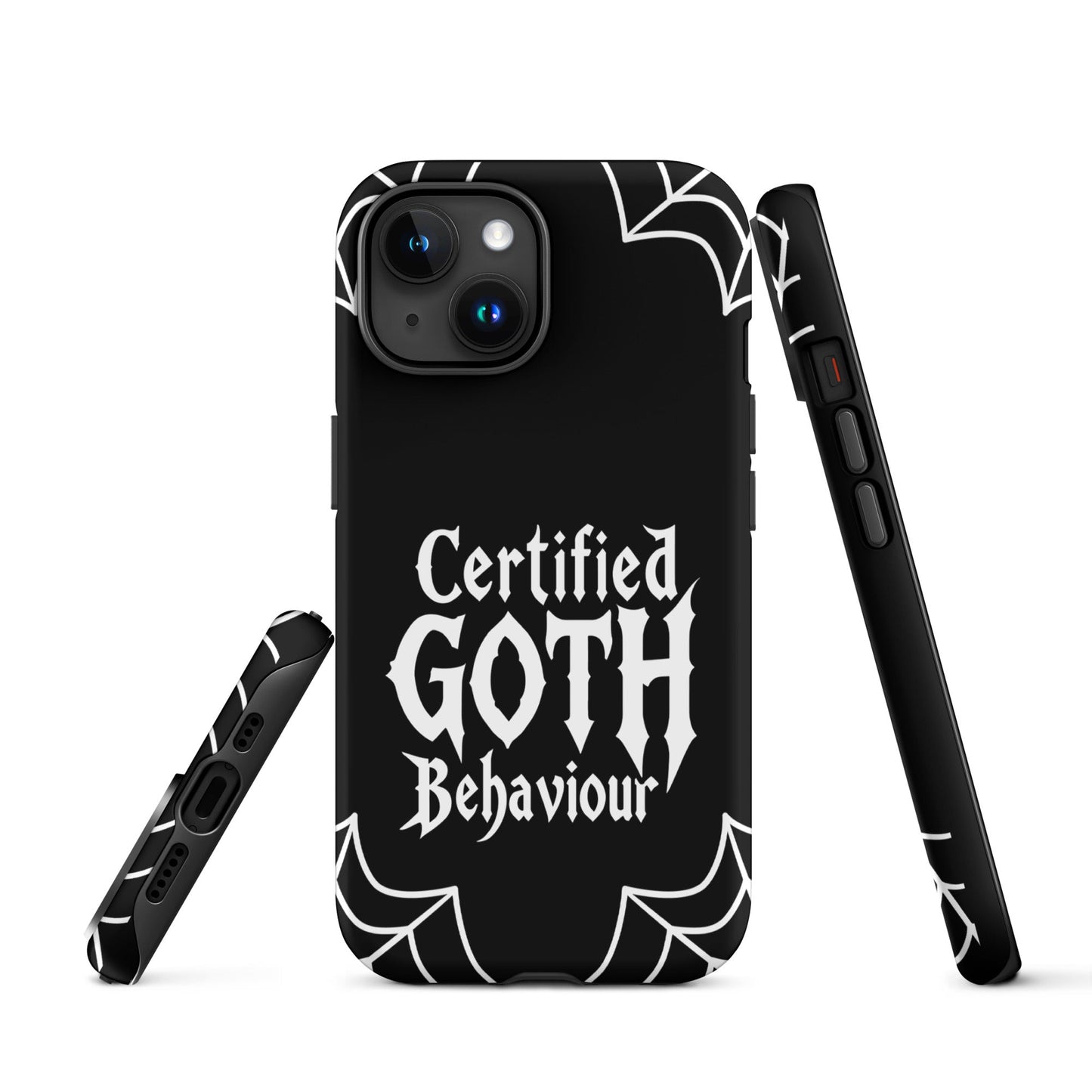 Certified Goth Behaviour Tough Phone Case for iPhone®