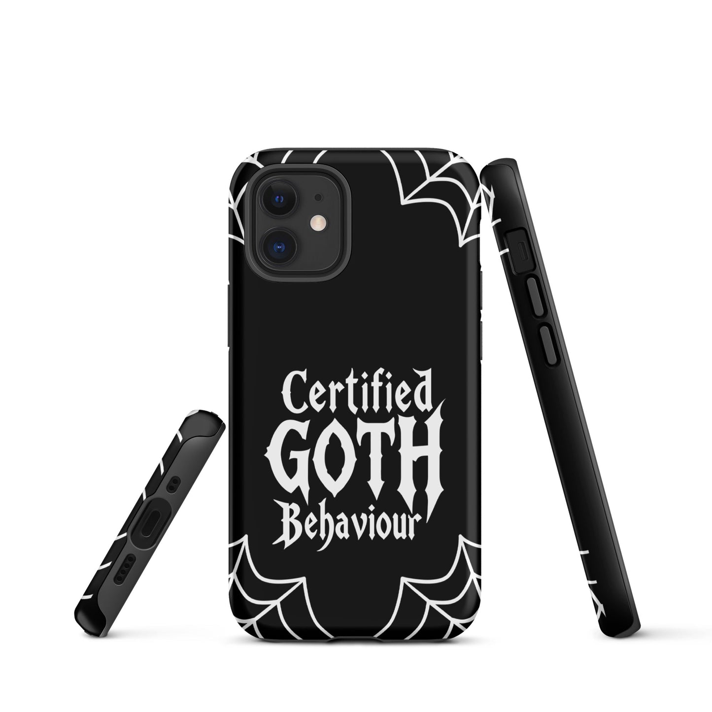 Certified Goth Behaviour Tough Phone Case for iPhone®