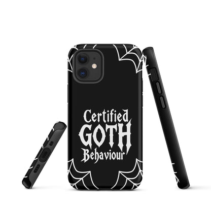 Certified Goth Behaviour Tough Phone Case for iPhone®