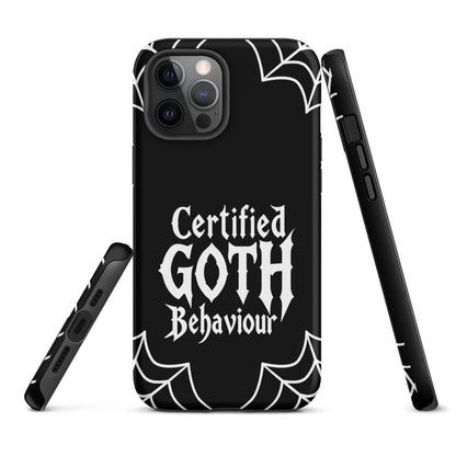 Certified Goth Behaviour Tough Phone Case for iPhone®