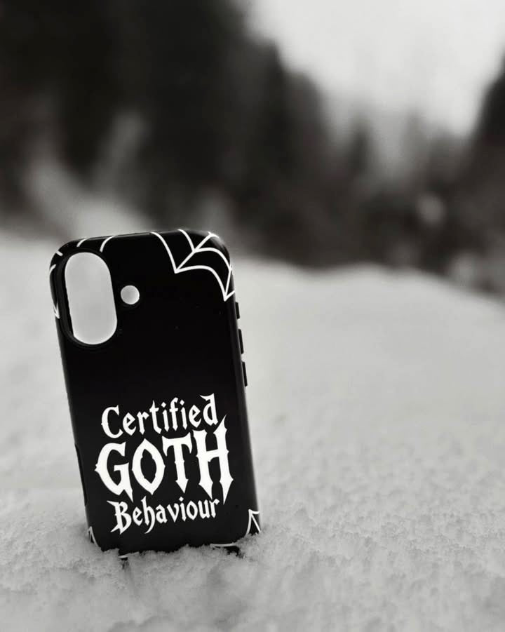 Certified Goth Behaviour Tough Phone Case for iPhone®