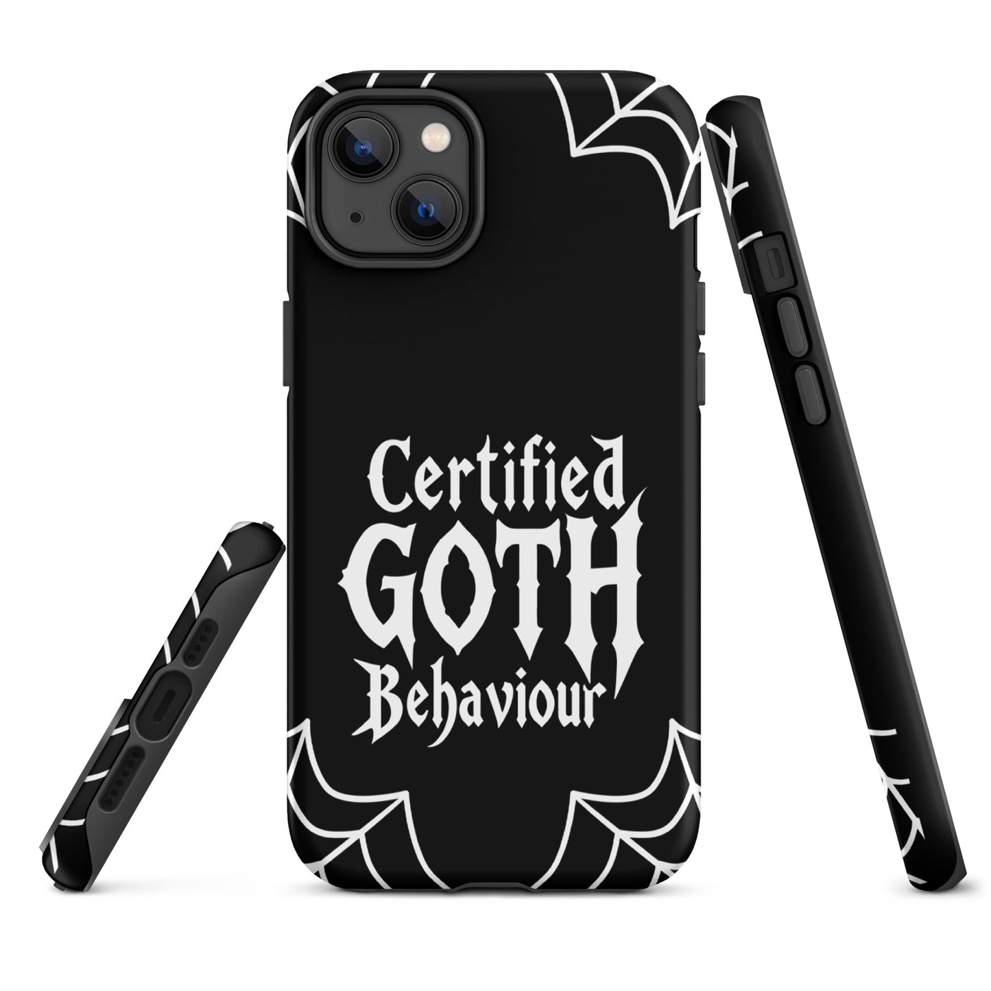 Certified Goth Behaviour Tough Phone Case for iPhone®