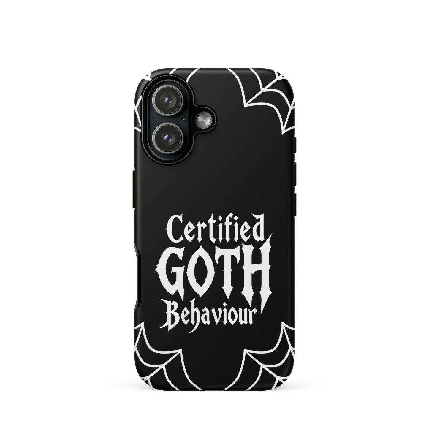 Certified Goth Behaviour Tough Phone Case for iPhone®