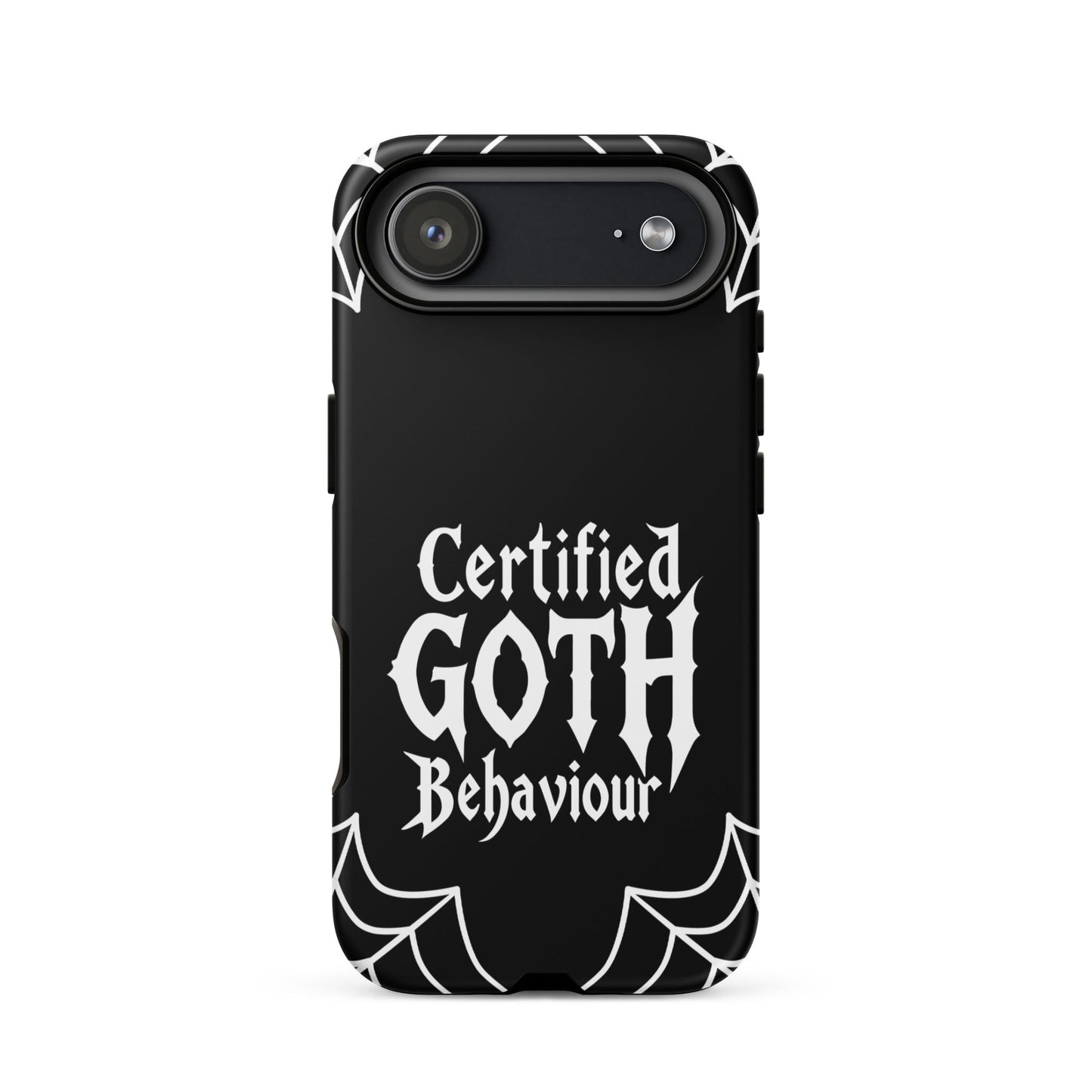 Certified Goth Behaviour Tough Phone Case for iPhone®