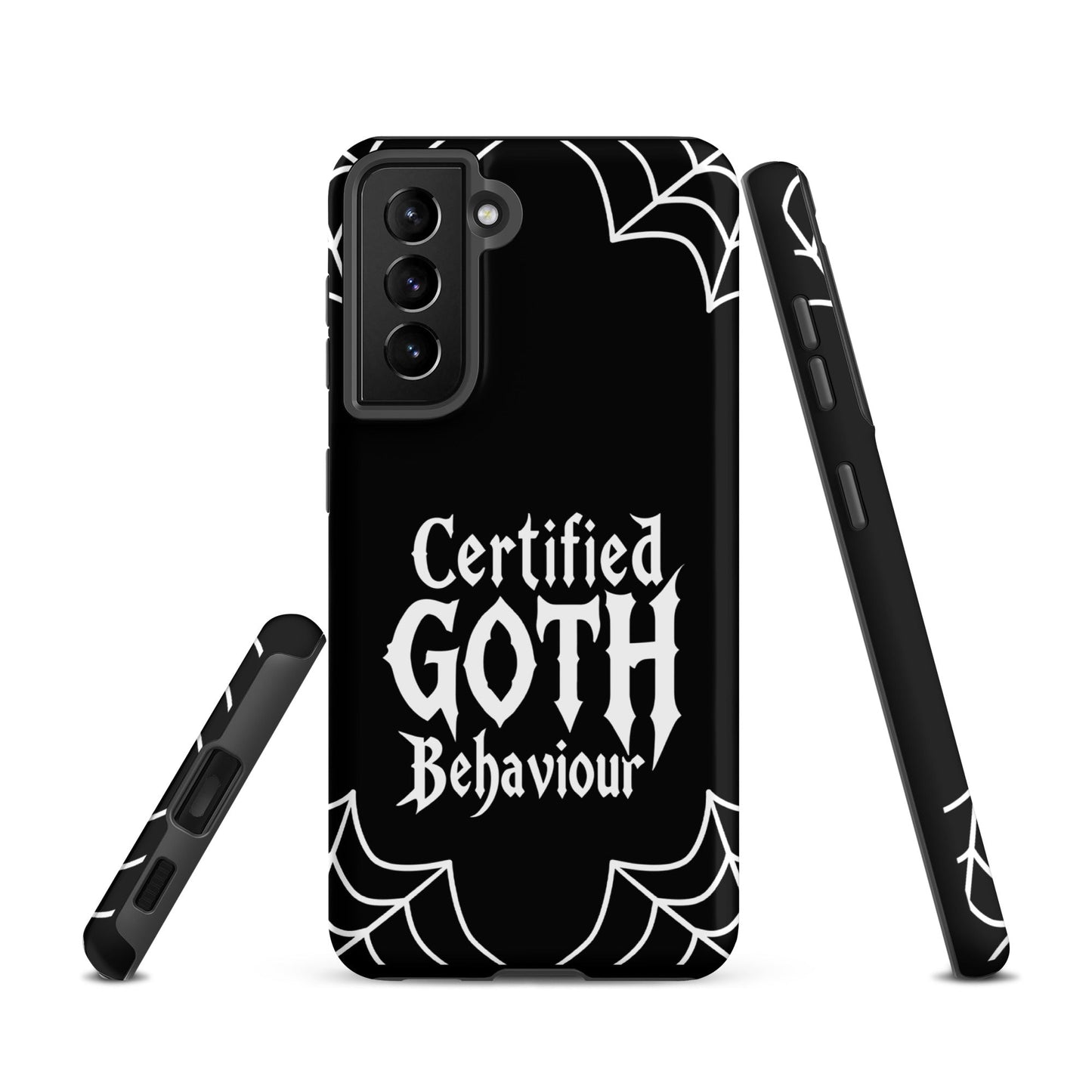 Certified Goth Behaviour Tough Phone Case for Samsung®