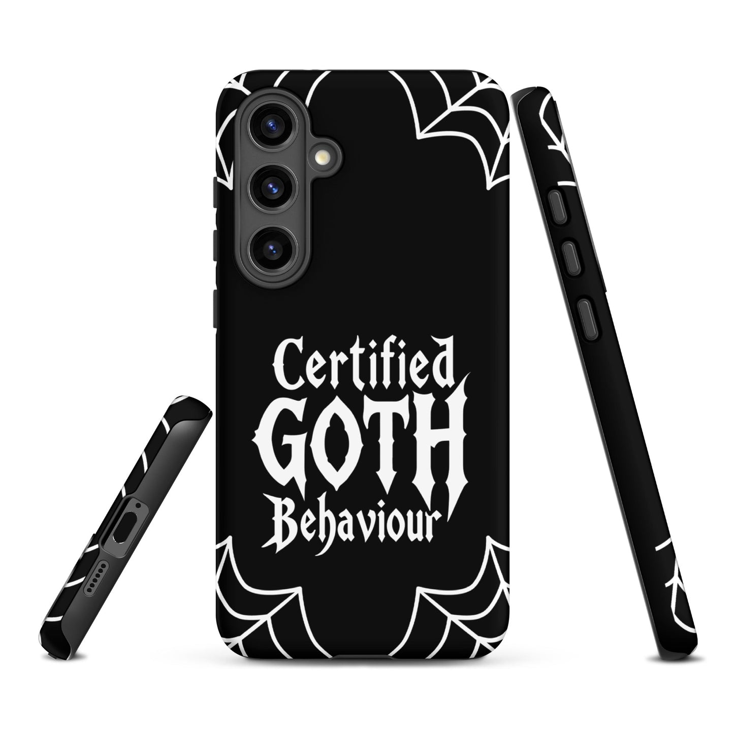 Certified Goth Behaviour Tough Phone Case for Samsung®