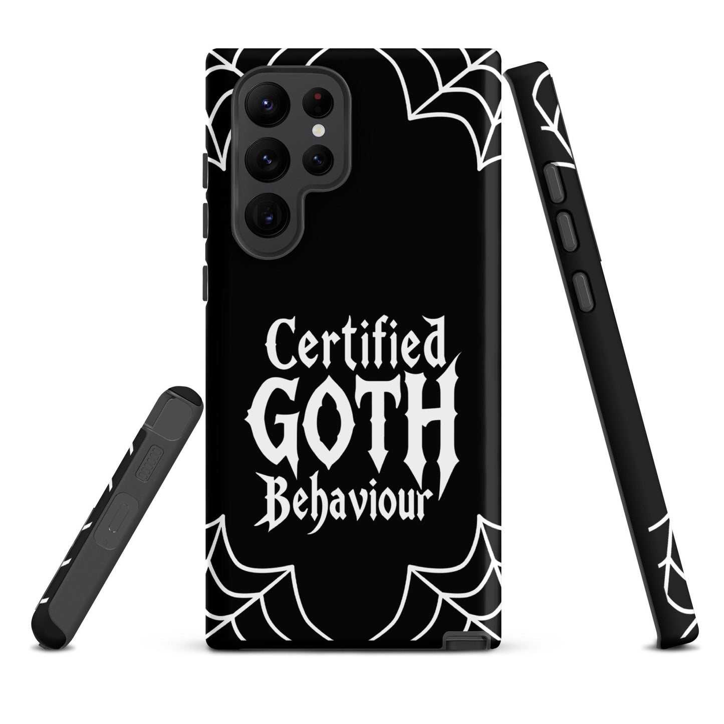 Certified Goth Behaviour Tough Phone Case for Samsung®