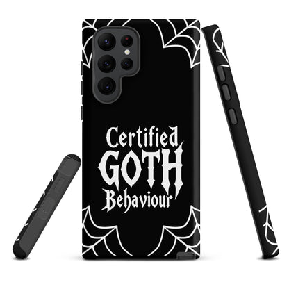 Certified Goth Behaviour Tough Phone Case for Samsung®