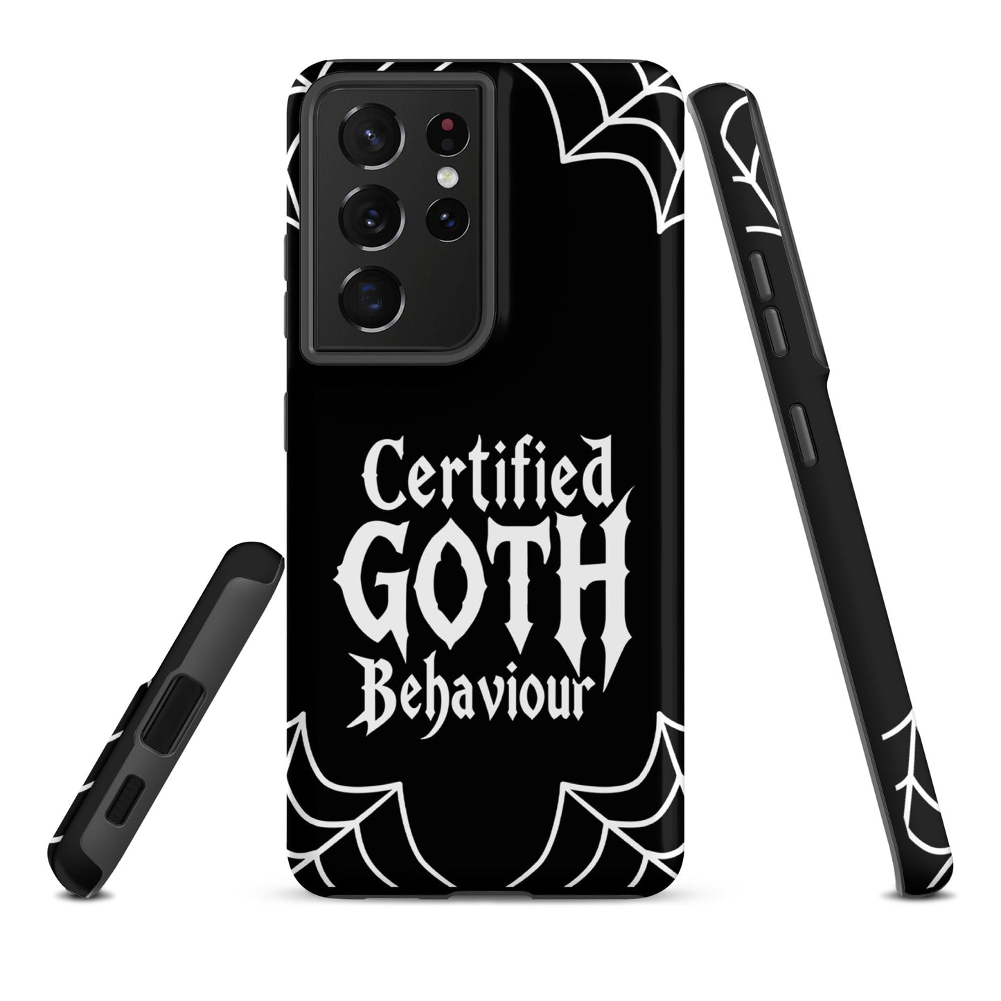 Certified Goth Behaviour Tough Phone Case for Samsung®