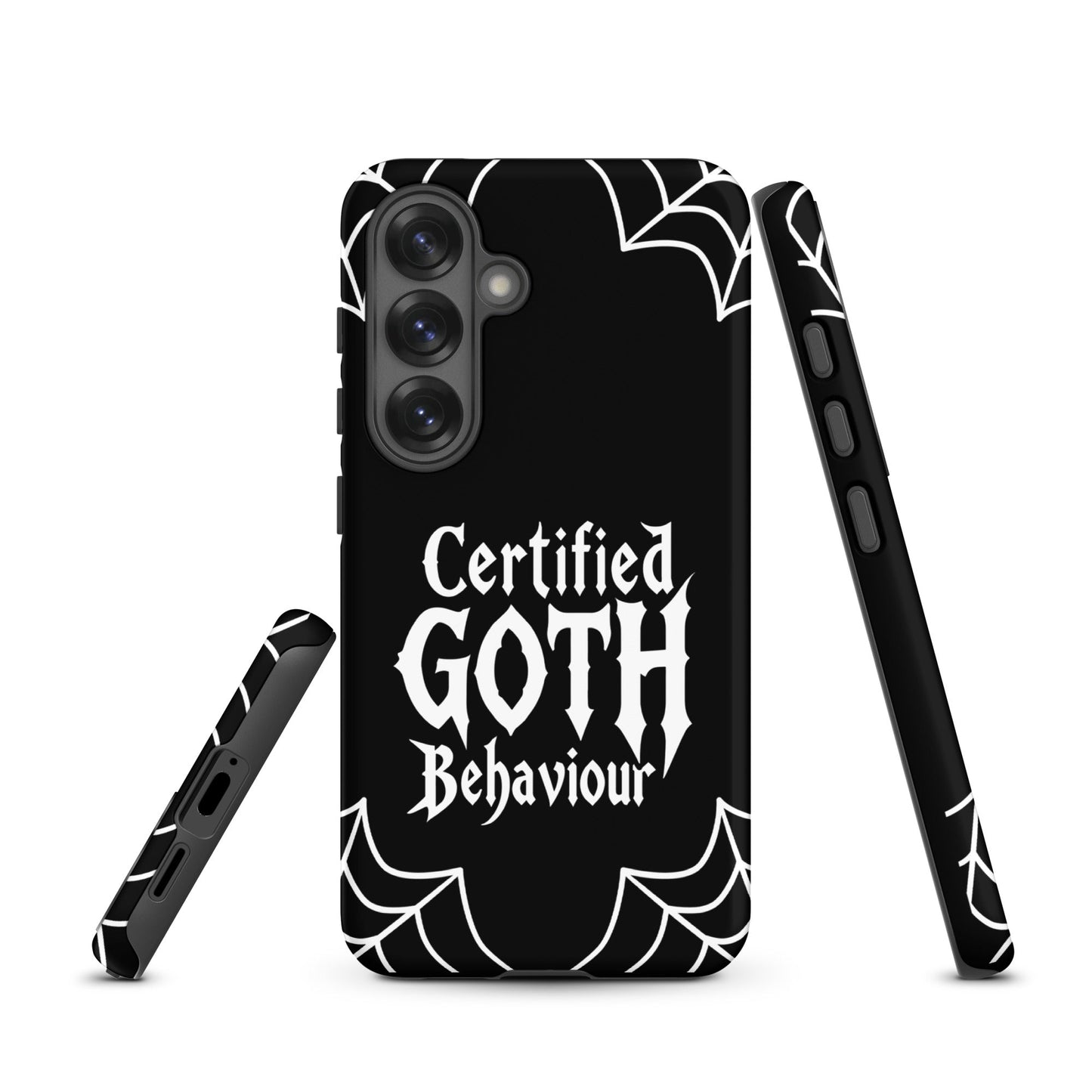 Certified Goth Behaviour Tough Phone Case for Samsung®
