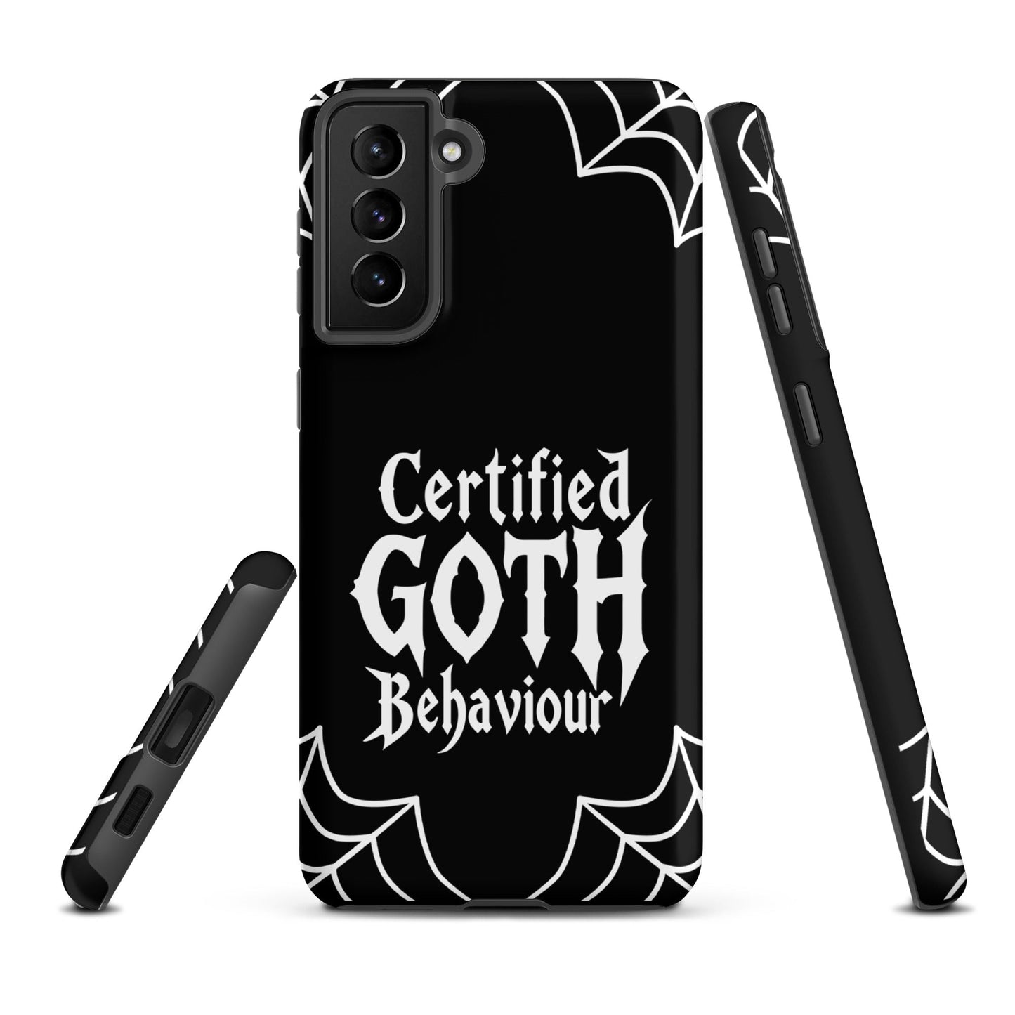 Certified Goth Behaviour Tough Phone Case for Samsung®