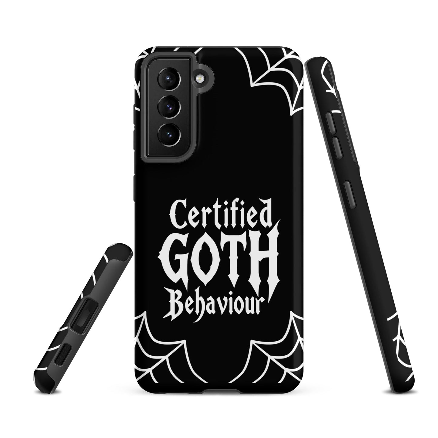 Certified Goth Behaviour Tough Phone Case for Samsung®
