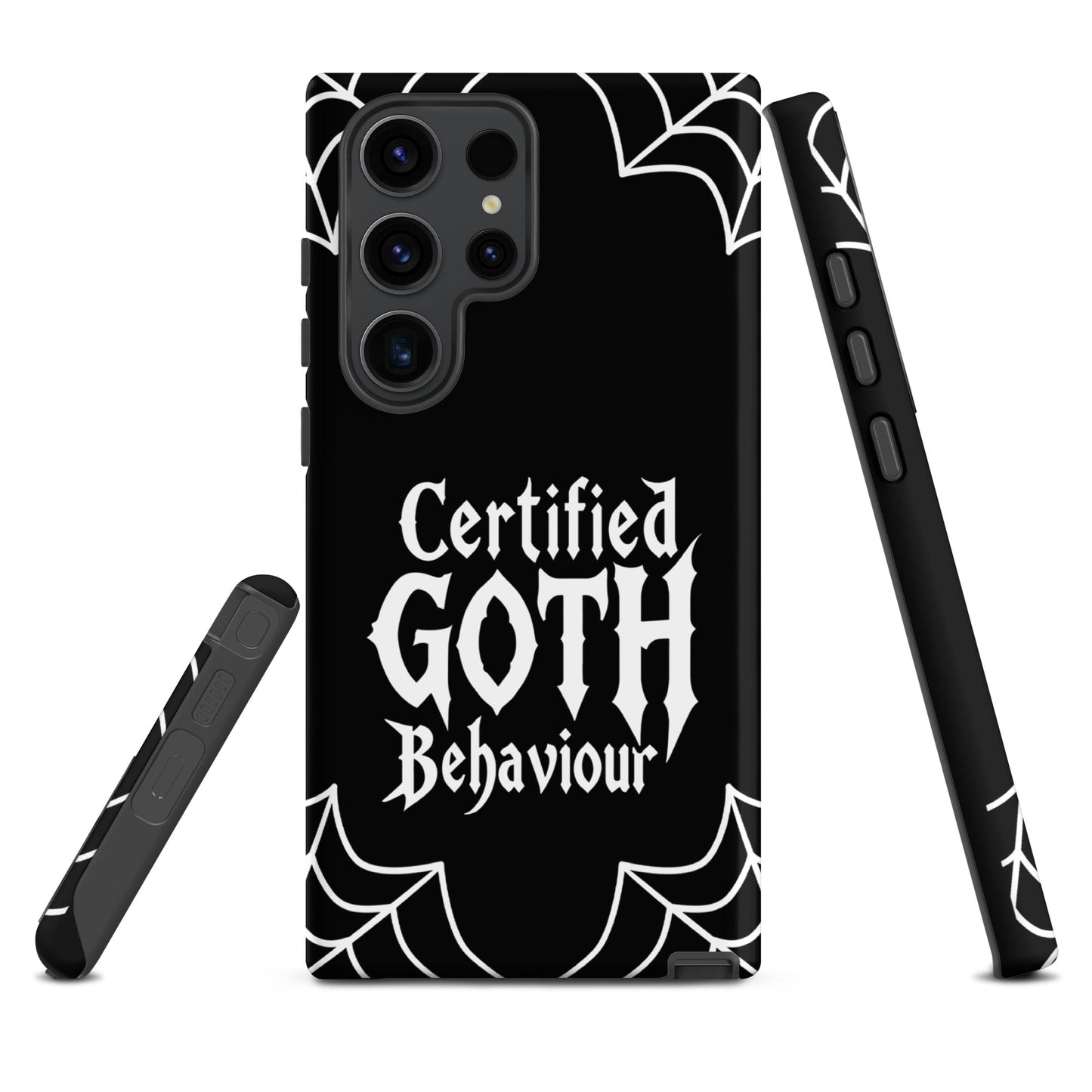 Certified Goth Behaviour Tough Phone Case for Samsung®