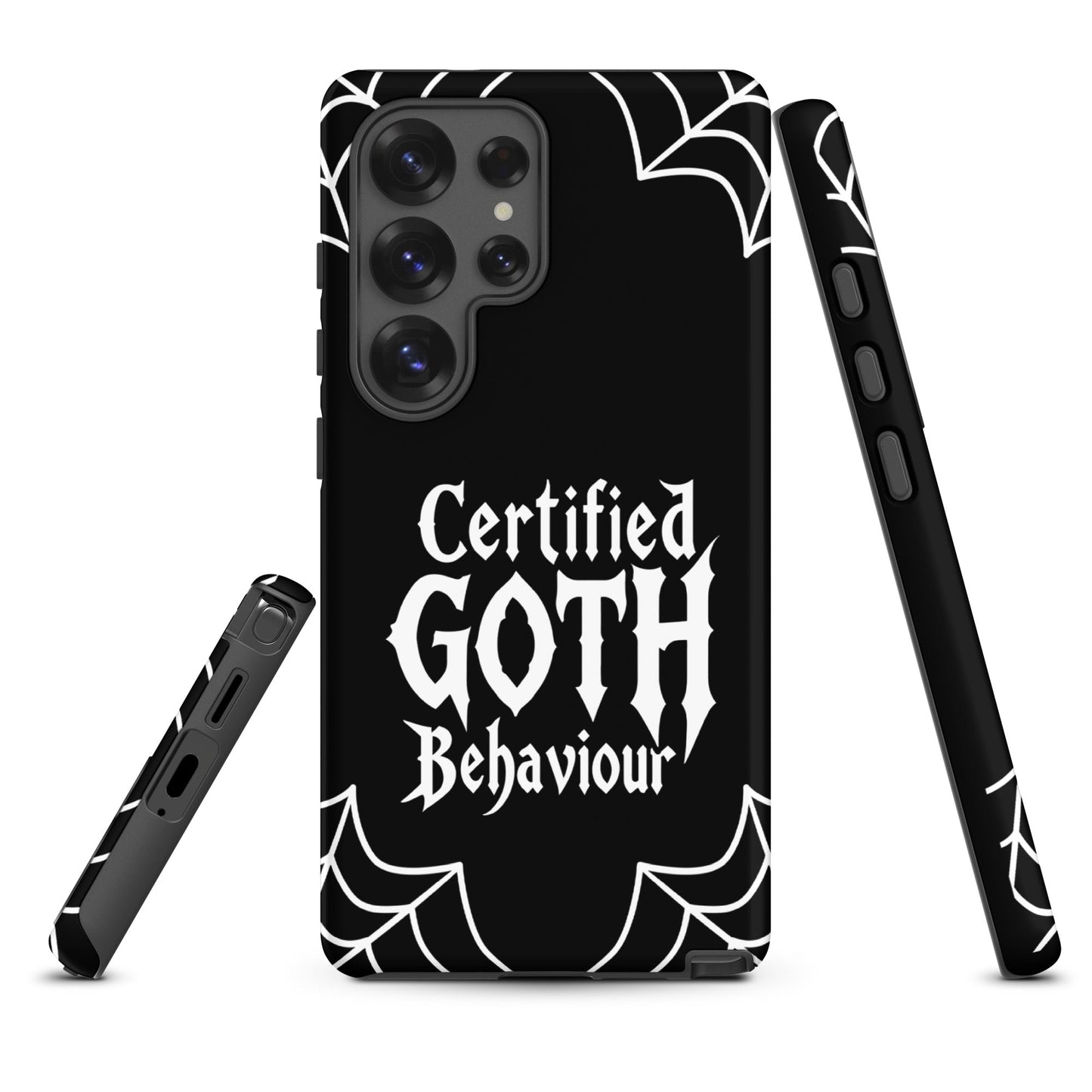 Certified Goth Behaviour Tough Phone Case for Samsung®