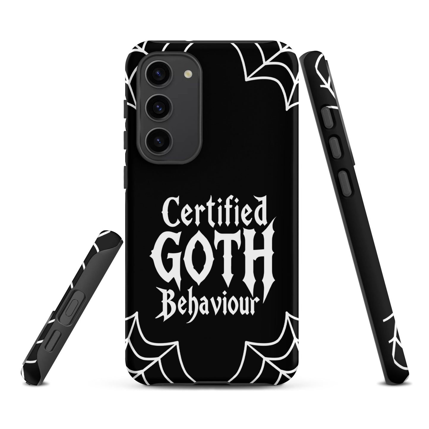 Certified Goth Behaviour Tough Phone Case for Samsung®