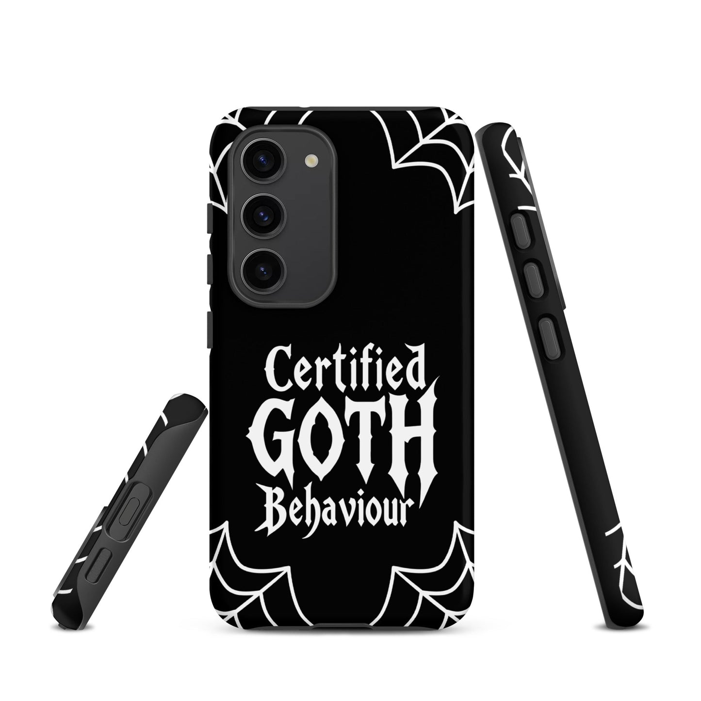 Certified Goth Behaviour Tough Phone Case for Samsung®